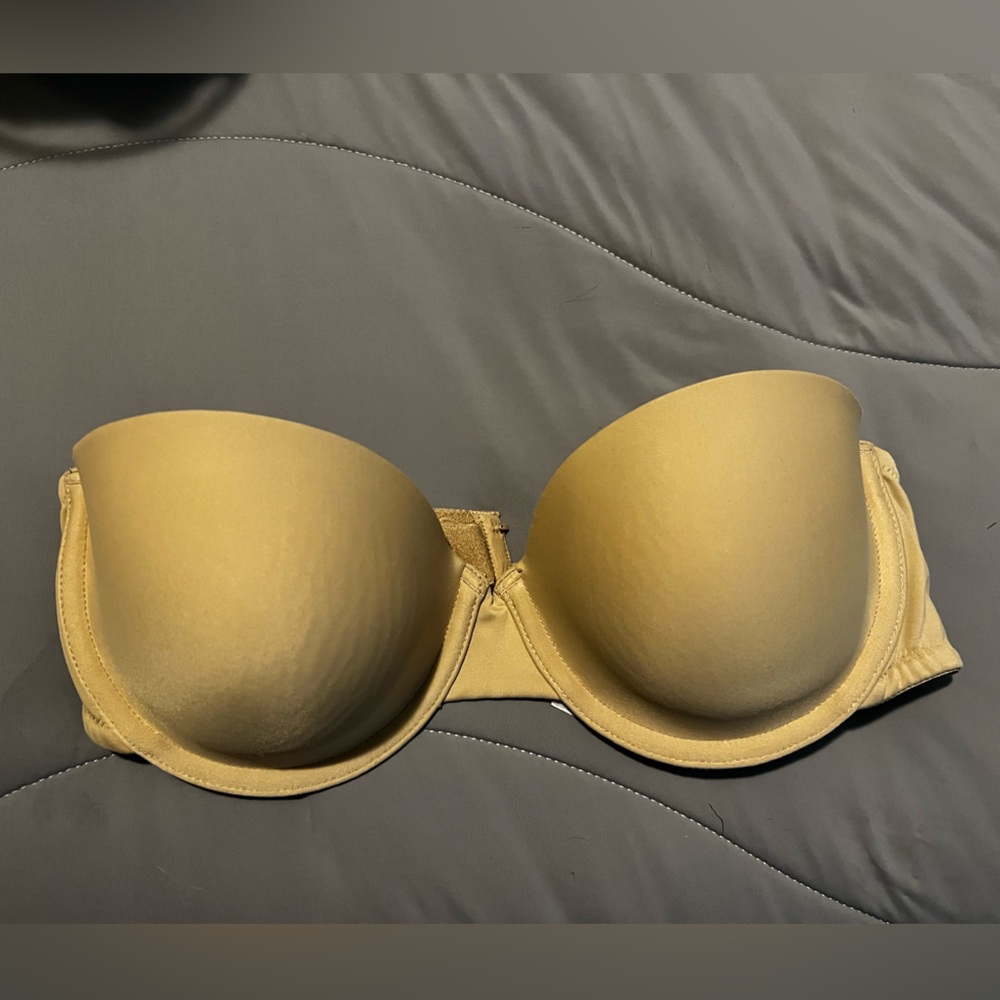 36C strapless tan bra